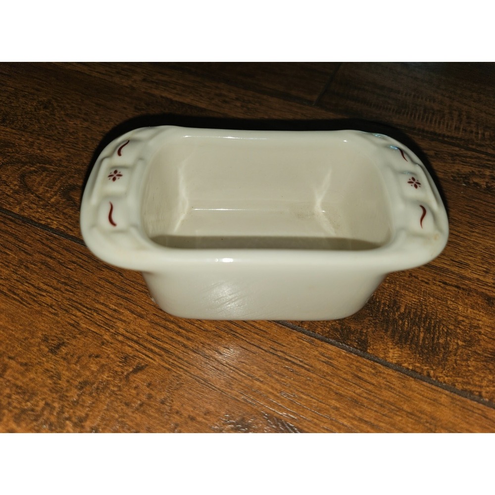 Longaberger Woven Traditions Traditional Red Sweetener Holder U.S.A.